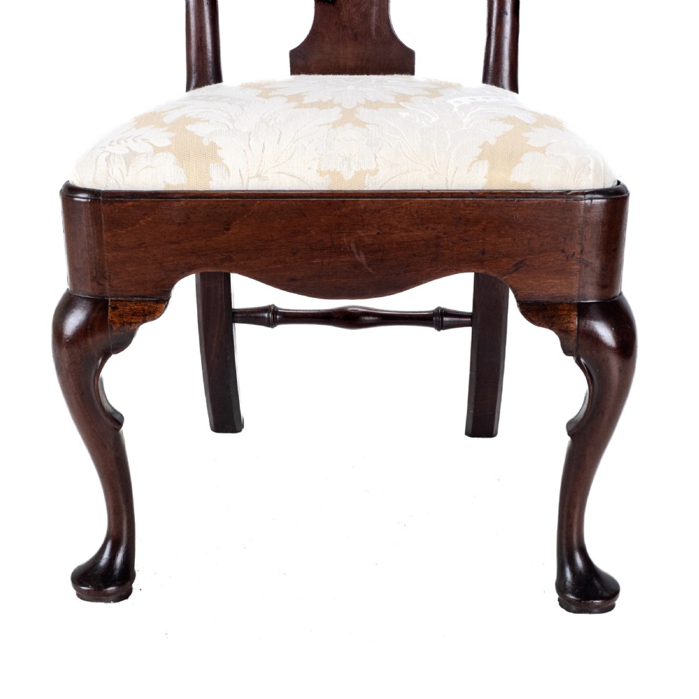 Early c.18th George I Mahogany Side Chair c1720 (Georgian Queen Anne Style Dining) View XIX