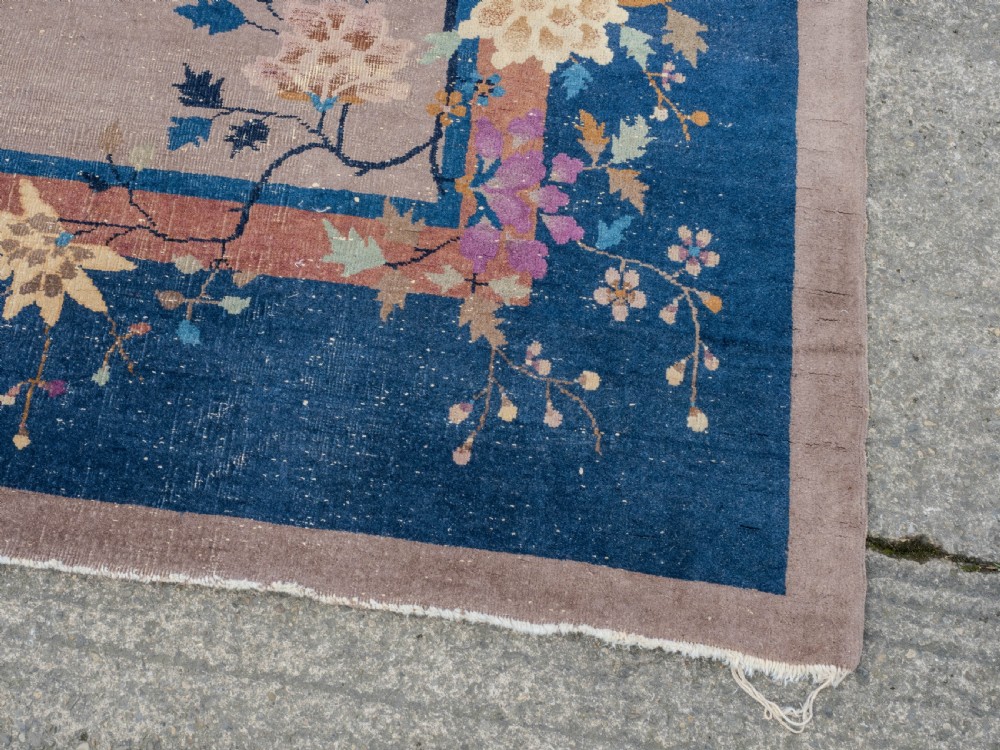 Art Deco Walter Nichols Chinese Mushroom Carpet 12' x 9' Circa 1920 (363x276cm Rug) View VIII