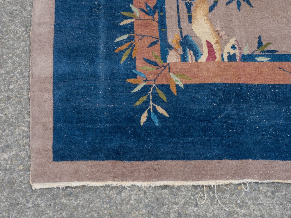 Art Deco Walter Nichols Chinese Mushroom Carpet 12' x 9' Circa 1920 (363x276cm Rug) View XIII