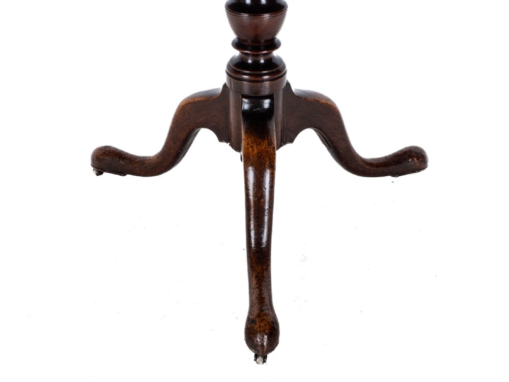 Georgian Mahogany Small 2 Tier Dumb Waiter Tripod Table circa 1800 (George III, 18th 19th Century) View XV