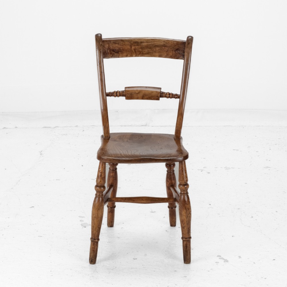Late 19th Century Set of 6 Elm, Ash, Beech Windsor Farmhouse Kitchen Dining Chairs, Carver (Victorian Country) View XIV