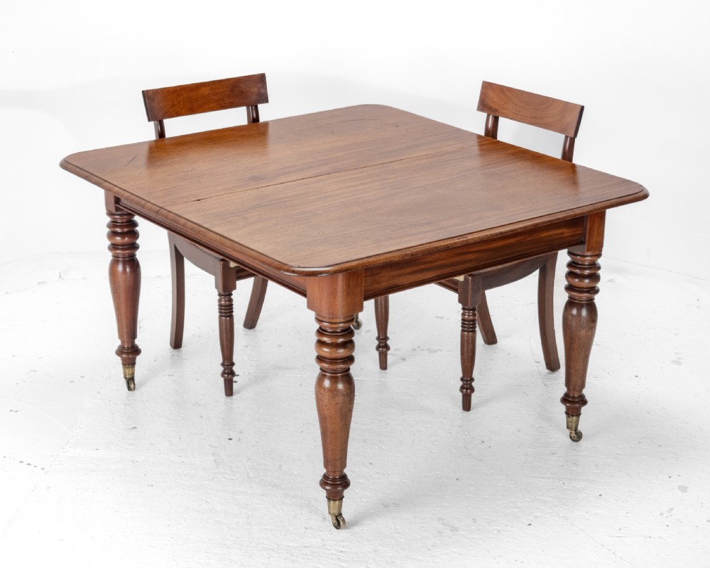 Early 19th Century Mahogany Extending 8ft 10 Seater Dining Table circa 1830 ( Pull-out, Georgian, George IV, William IV, Regency) View V