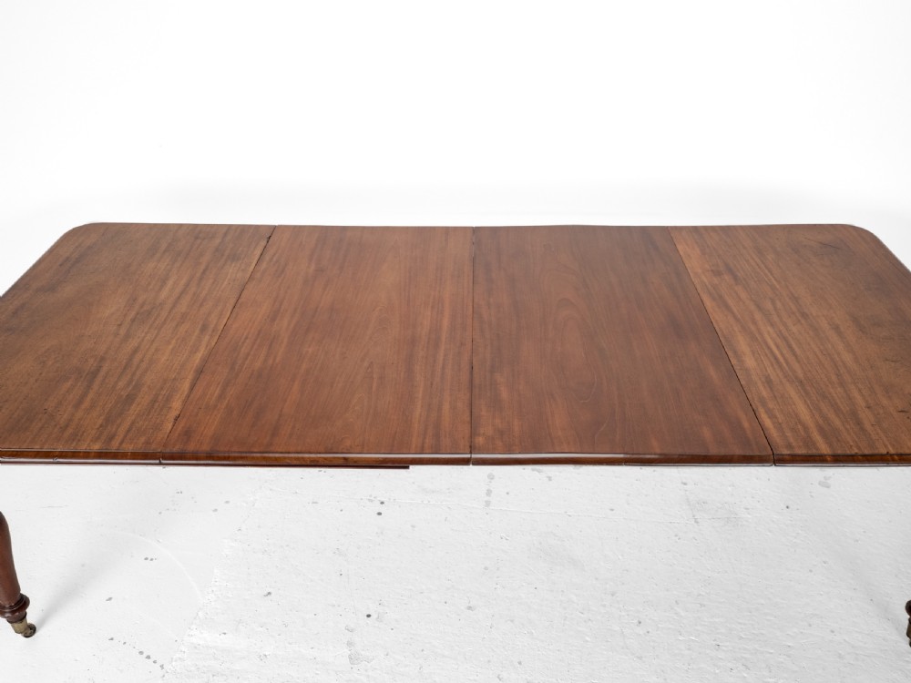 Early 19th Century Mahogany Extending 8ft 10 Seater Dining Table circa 1830 ( Pull-out, Georgian, George IV, William IV, Regency) View VIII