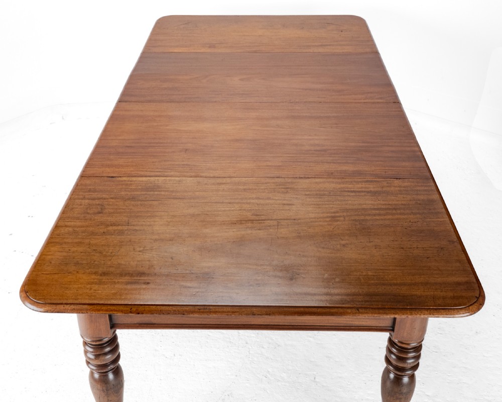 Early 19th Century Mahogany Extending 8ft 10 Seater Dining Table circa 1830 ( Pull-out, Georgian, George IV, William IV, Regency) View XI