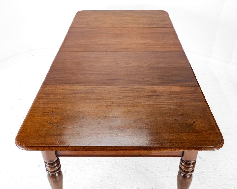 Early 19th Century Mahogany Extending 8ft 10 Seater Dining Table circa 1830 ( Pull-out, Georgian, George IV, William IV, Regency) View XII