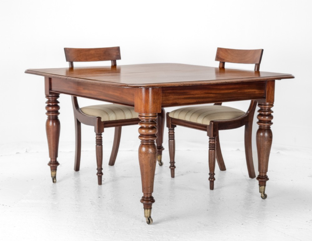 Early 19th Century Mahogany Extending 8ft 10 Seater Dining Table circa 1830 ( Pull-out, Georgian, George IV, William IV, Regency) View XVIII