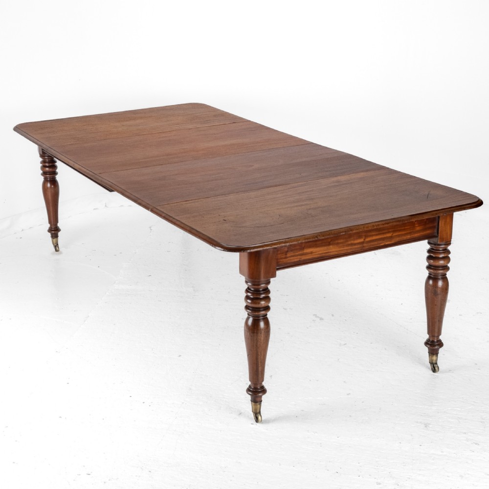 Early 19th Century Mahogany Extending 8ft 10 Seater Dining Table circa 1830 ( Pull-out, Georgian, George IV, William IV, Regency) View XXII