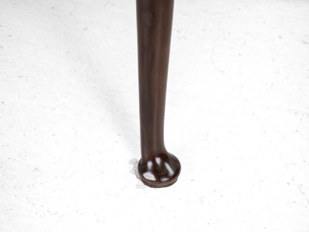 Large George II Cuban Mahogany Gateleg Drop-Leaf Oval Dining Table – c.1730 (Georgian 18th Century, Pad Feet) View XVII