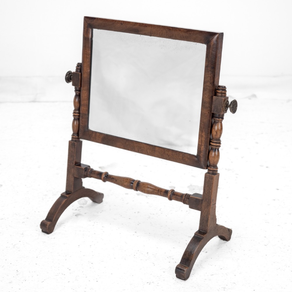 Georgian Mahogany Dressing / Toilet Mirror, c.1800 (George III Swing-Lock Tilting Vanity Mirror) View II