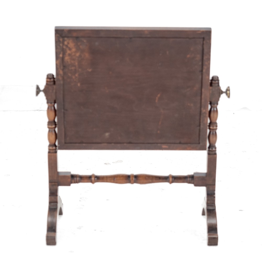Georgian Mahogany Dressing / Toilet Mirror, c.1800 (George III Swing-Lock Tilting Vanity Mirror) View VI