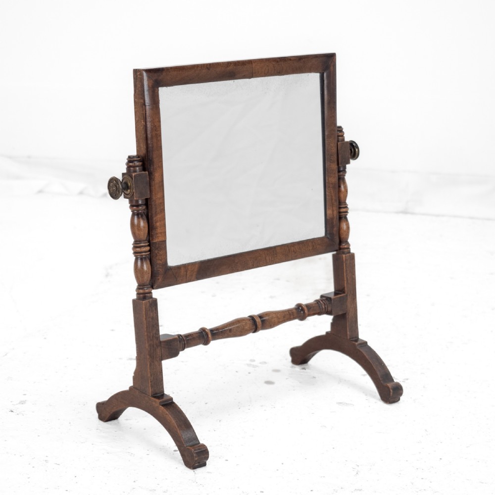 Georgian Mahogany Dressing / Toilet Mirror, c.1800 (George III Swing-Lock Tilting Vanity Mirror) View VII