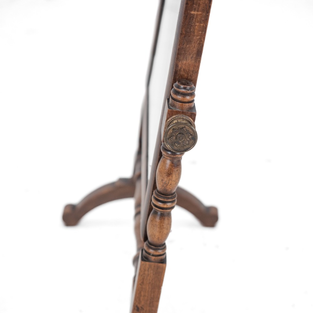 Georgian Mahogany Dressing / Toilet Mirror, c.1800 (George III Swing-Lock Tilting Vanity Mirror) View XI