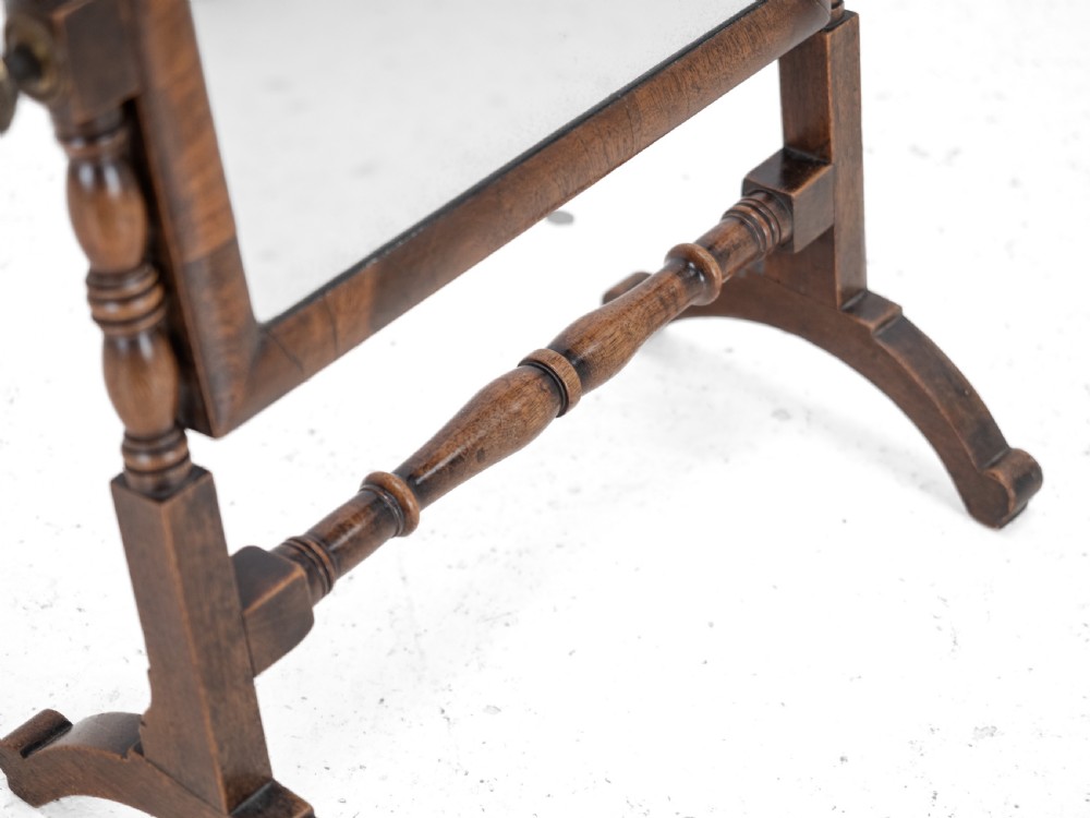 Georgian Mahogany Dressing / Toilet Mirror, c.1800 (George III Swing-Lock Tilting Vanity Mirror) View XII