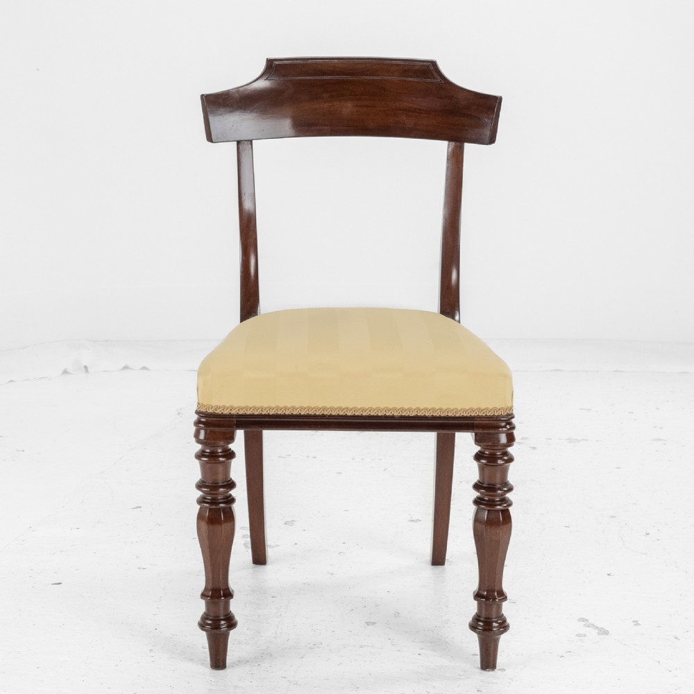 Victorian Set of Six Mahogany Bar Back Dining Chairs with Upholstered Seats, circa 1870, 19th Century View XXX