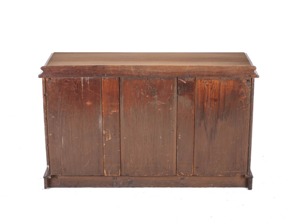 19th Century Victorian Mahogany Kneehole Desk, circa 1870 View XI