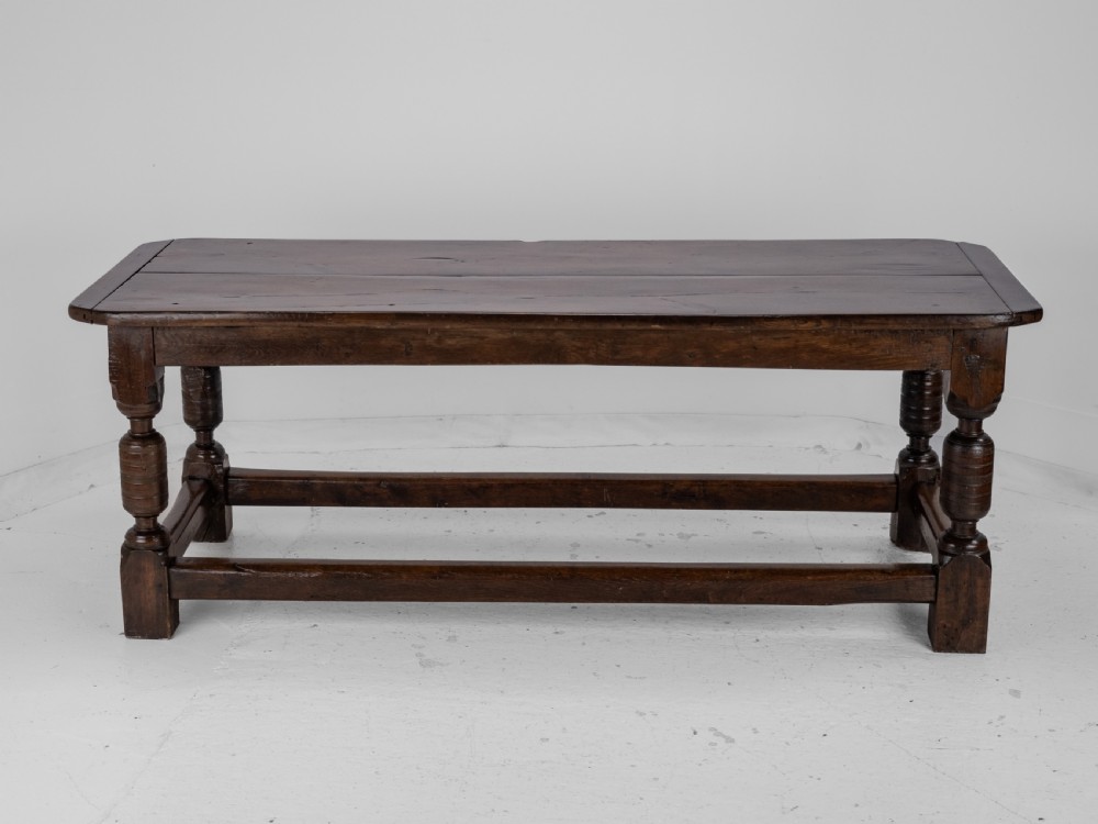 17th Century and Later Oak Refectory Dining Table – Carolean / Jacobean Style, Country Farmhouse Kitchen, 18th Century Elements View VI