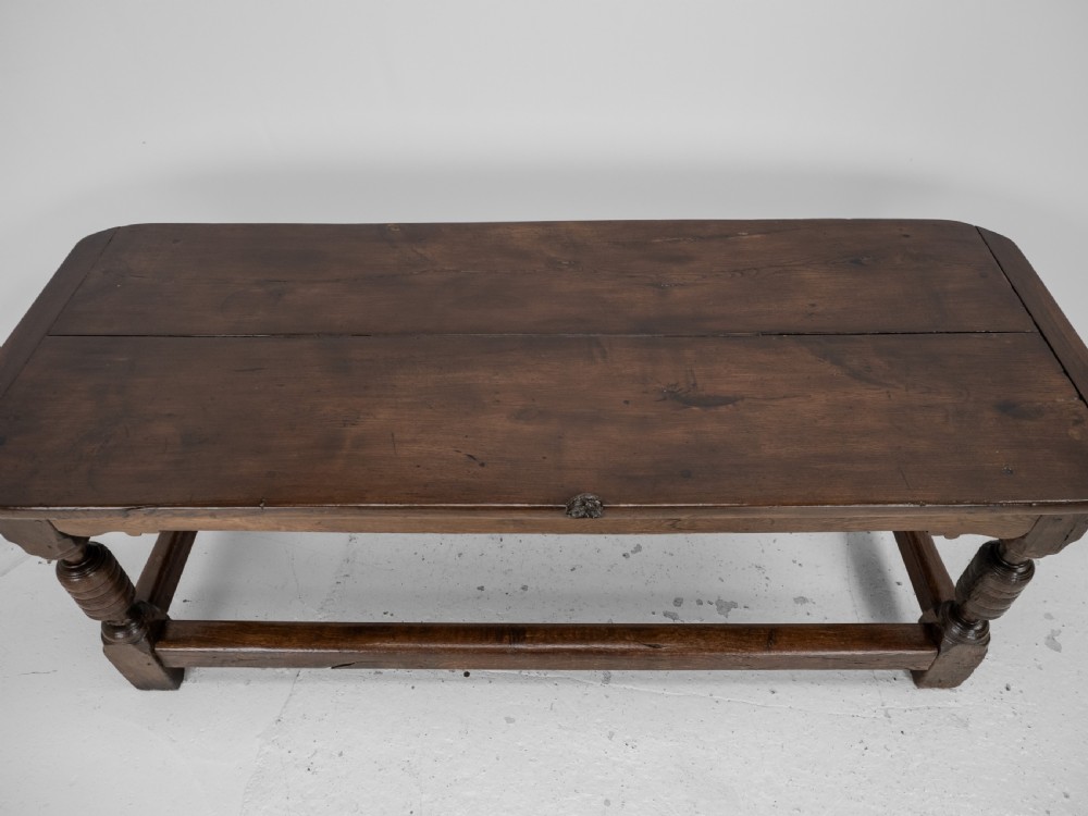 17th Century and Later Oak Refectory Dining Table – Carolean / Jacobean Style, Country Farmhouse Kitchen, 18th Century Elements View IX