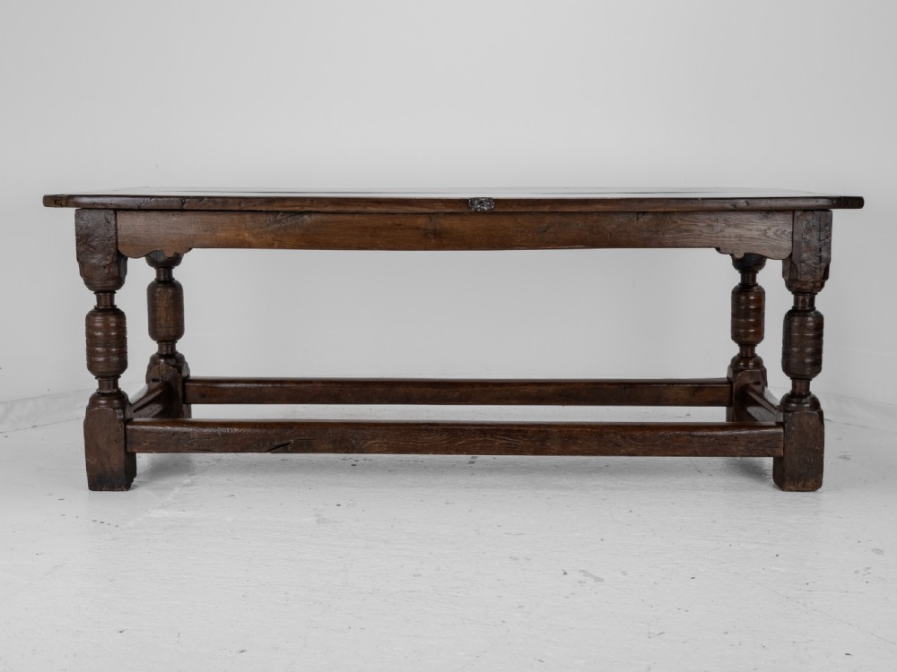 17th Century and Later Oak Refectory Dining Table – Carolean / Jacobean Style, Country Farmhouse Kitchen, 18th Century Elements View XVI