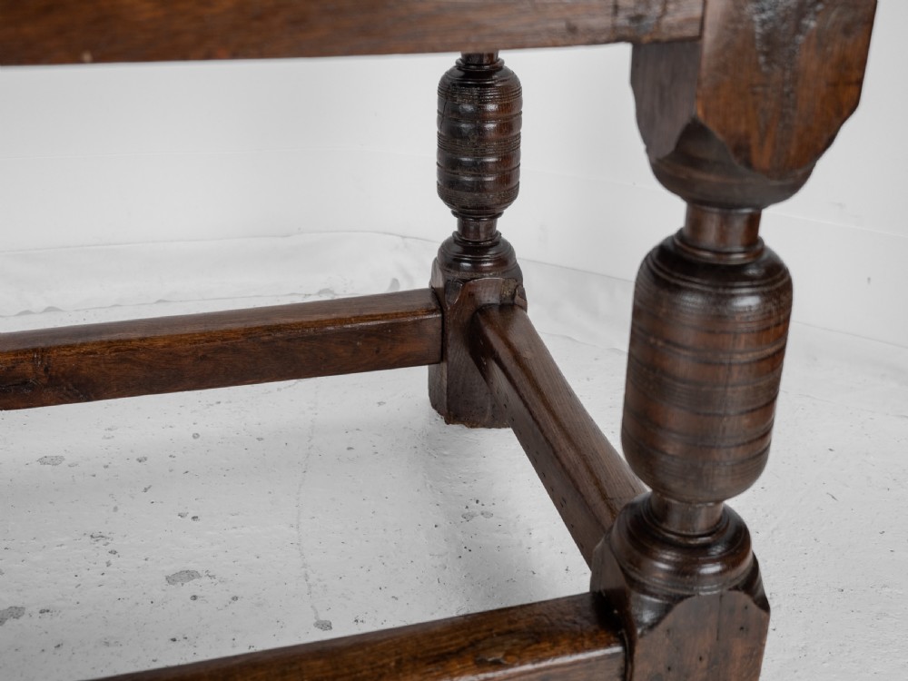 17th Century and Later Oak Refectory Dining Table – Carolean / Jacobean Style, Country Farmhouse Kitchen, 18th Century Elements View XX