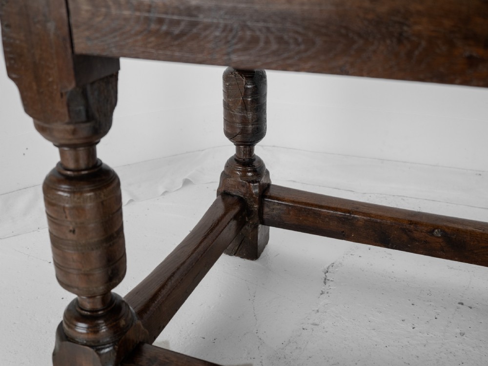 17th Century and Later Oak Refectory Dining Table – Carolean / Jacobean Style, Country Farmhouse Kitchen, 18th Century Elements View XXI