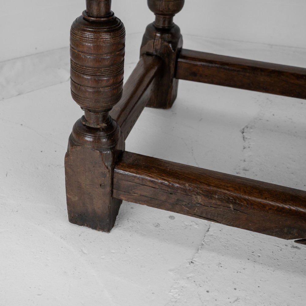 17th Century and Later Oak Refectory Dining Table – Carolean / Jacobean Style, Country Farmhouse Kitchen, 18th Century Elements View XXIV