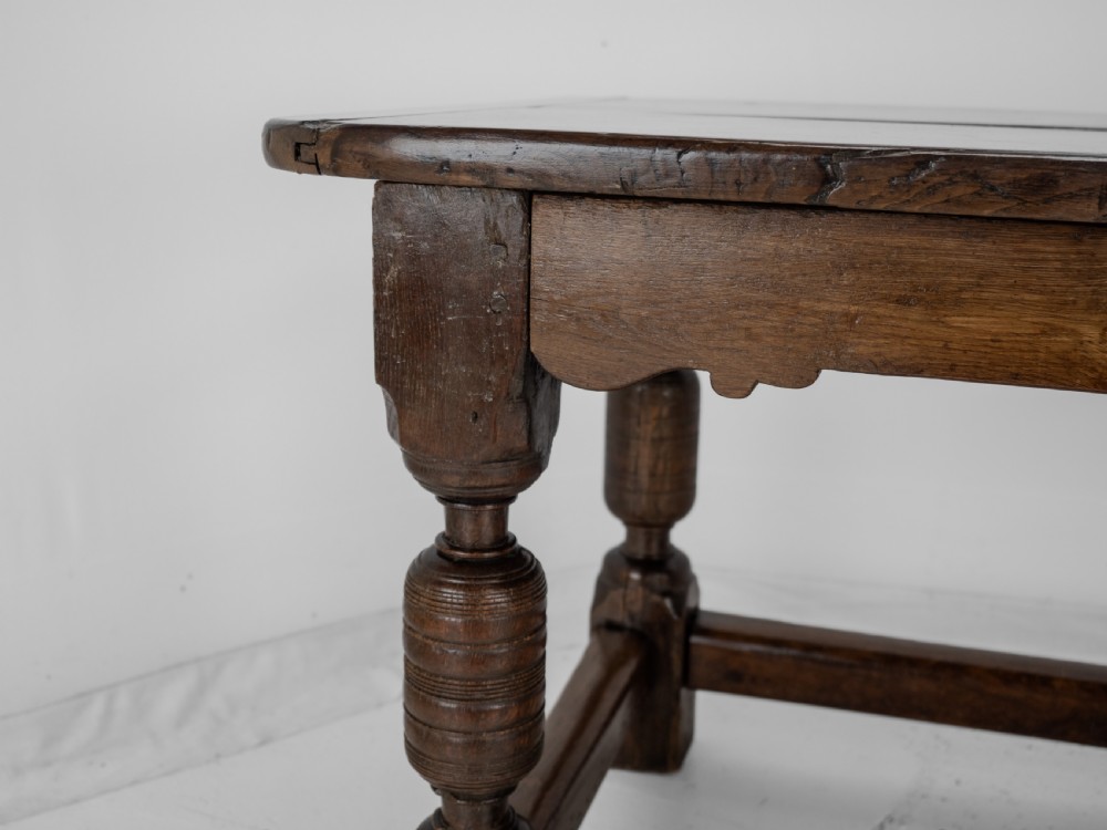 17th Century and Later Oak Refectory Dining Table – Carolean / Jacobean Style, Country Farmhouse Kitchen, 18th Century Elements View XXV