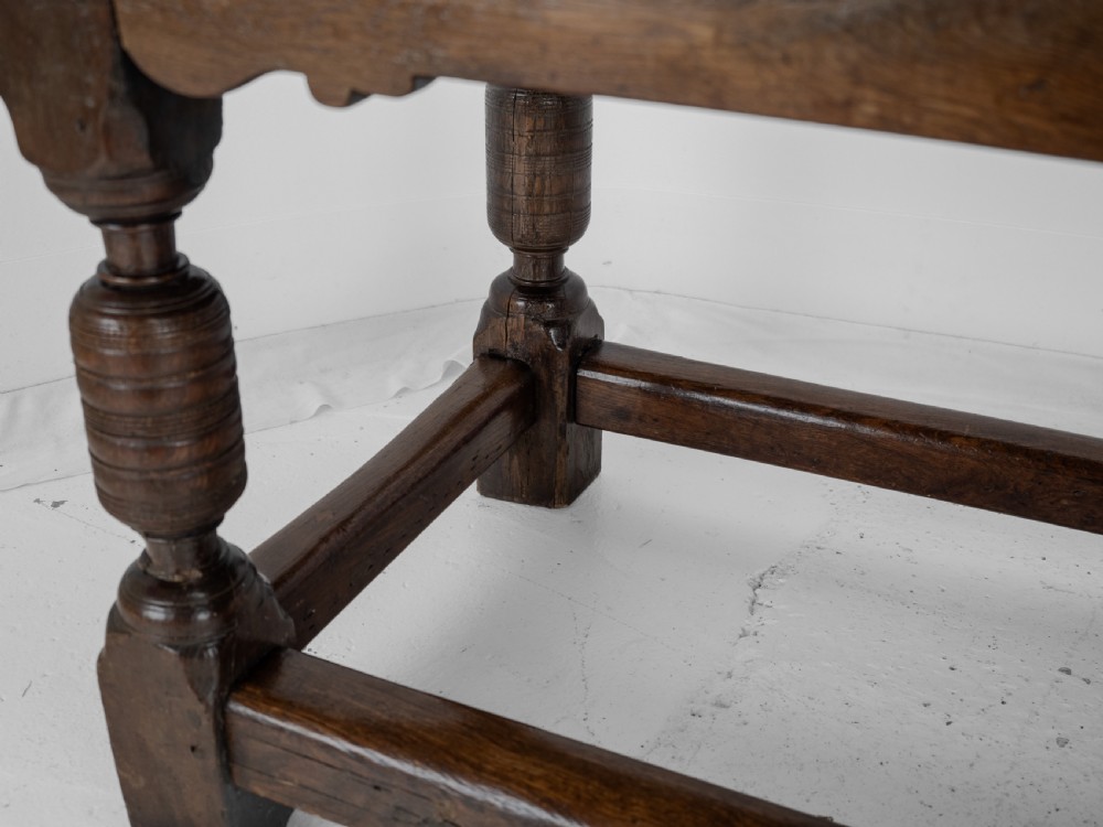 17th Century and Later Oak Refectory Dining Table – Carolean / Jacobean Style, Country Farmhouse Kitchen, 18th Century Elements View XXVI