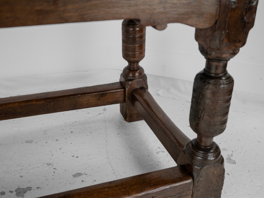 17th Century and Later Oak Refectory Dining Table – Carolean / Jacobean Style, Country Farmhouse Kitchen, 18th Century Elements View XXVII