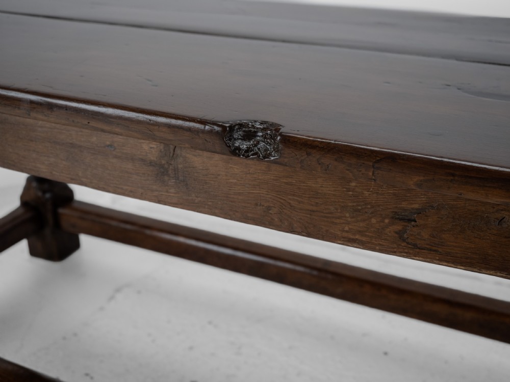 17th Century and Later Oak Refectory Dining Table – Carolean / Jacobean Style, Country Farmhouse Kitchen, 18th Century Elements View XXX