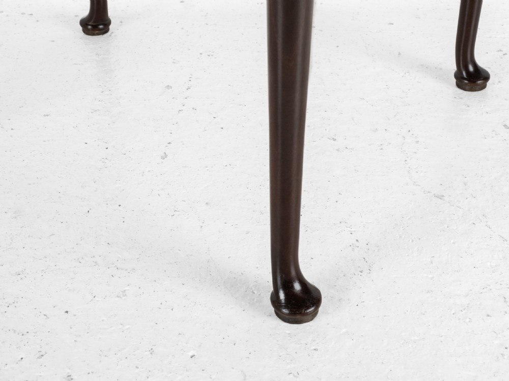 George II Cuban Mahogany Small Drop-Leaf Gateleg Table – (Georgian, Mid 18th Century, Pad Foot, Occasional / Dining Table Circa 1740 ) View XII
