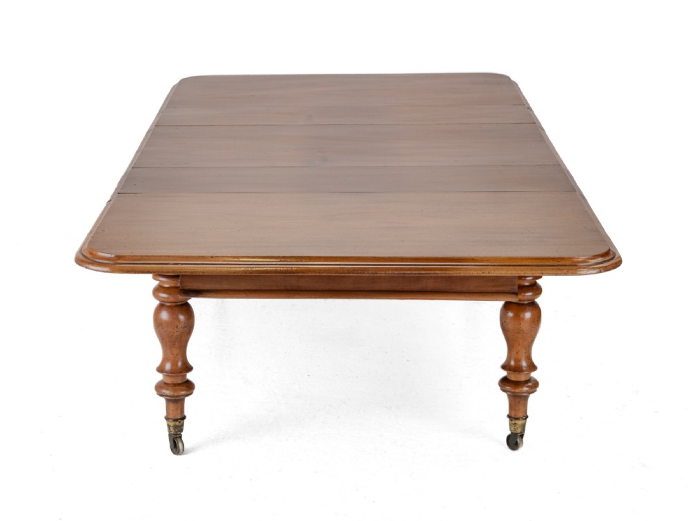 Large Early Victorian 9ft Mahogany Pull-out Extending Dining Table, Circa 1850 — Seats 10 to 12 (Mid 19th Century) View XVI