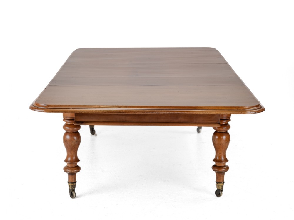 Large Early Victorian 9ft Mahogany Pull-out Extending Dining Table, Circa 1850 — Seats 10 to 12 (Mid 19th Century) View XVII