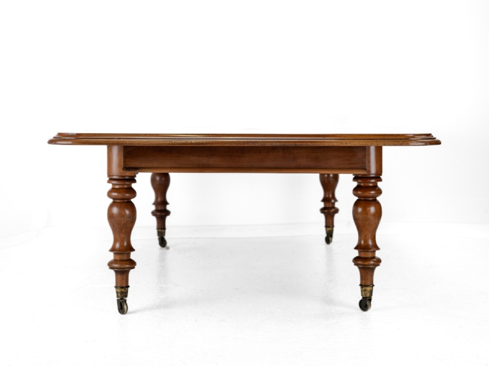 Large Early Victorian 9ft Mahogany Pull-out Extending Dining Table, Circa 1850 — Seats 10 to 12 (Mid 19th Century) View XVIII