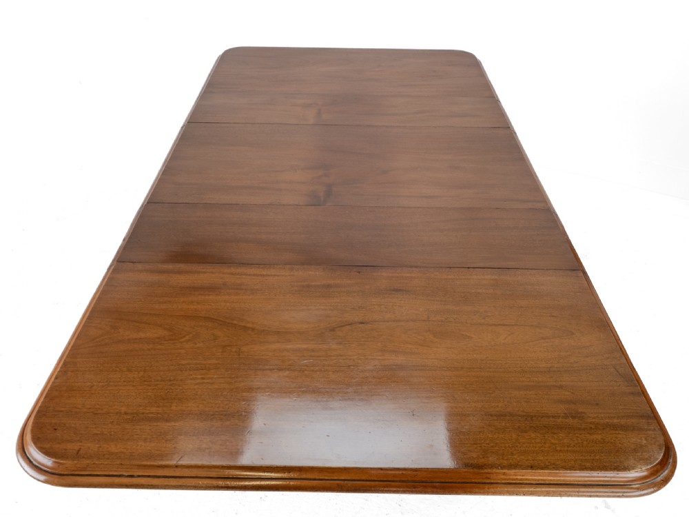 Large Early Victorian 9ft Mahogany Pull-out Extending Dining Table, Circa 1850 — Seats 10 to 12 (Mid 19th Century) View XIX