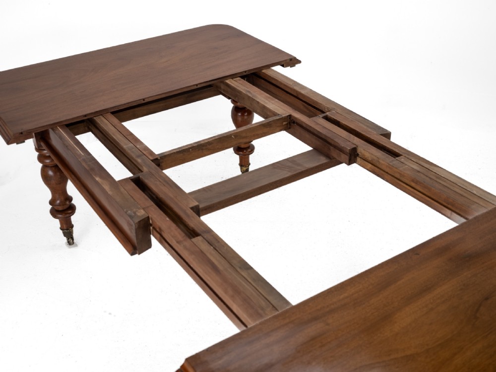 Large Early Victorian 9ft Mahogany Pull-out Extending Dining Table, Circa 1850 — Seats 10 to 12 (Mid 19th Century) View XX