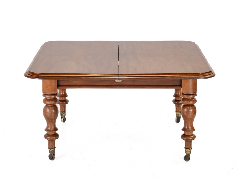 Large Early Victorian 9ft Mahogany Pull-out Extending Dining Table, Circa 1850 — Seats 10 to 12 (Mid 19th Century) View XXI