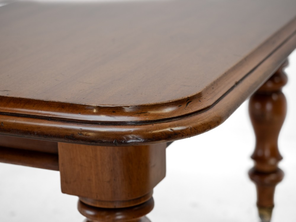Large Early Victorian 9ft Mahogany Pull-out Extending Dining Table, Circa 1850 — Seats 10 to 12 (Mid 19th Century) View XXII