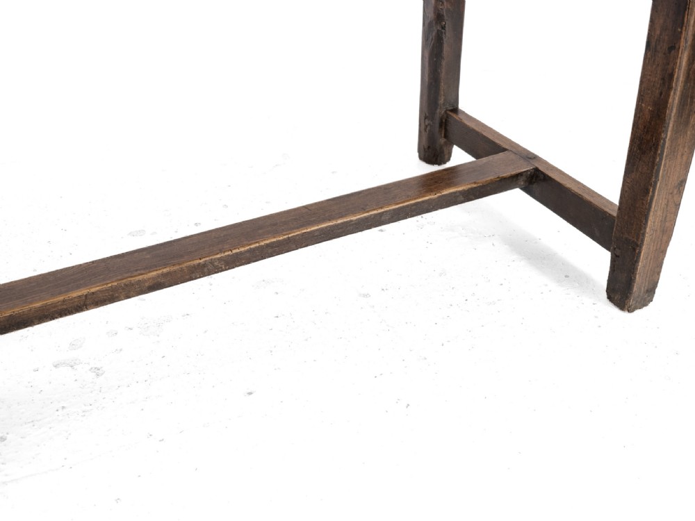 Large Early 19th Century French Farmhouse Refectory Dining Table – Pear Wood & Elm, 10 Seater, 8½ ft Long (Rustic Country Kitchen) View XXVI
