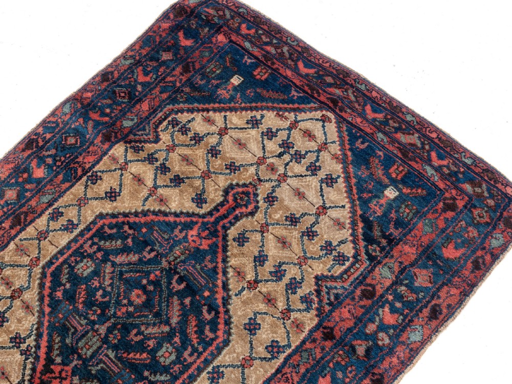 Antique Hamadan Rug, West Persian, Handwoven Wool Carpet, Circa 1920, 7' × 4'4