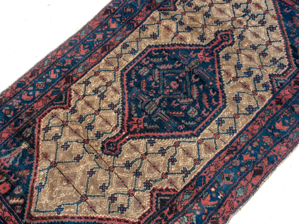 Antique Hamadan Rug, West Persian, Handwoven Wool Carpet, Circa 1920, 7' × 4'4