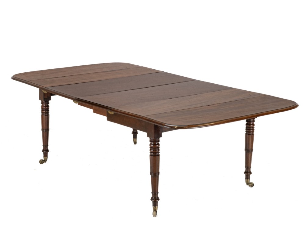Regency Metamorphic Mahogany & Ebony-Inlaid Extending Dining Table, c.1820 – Expands to 7ft 6in, Seats 8 View IV