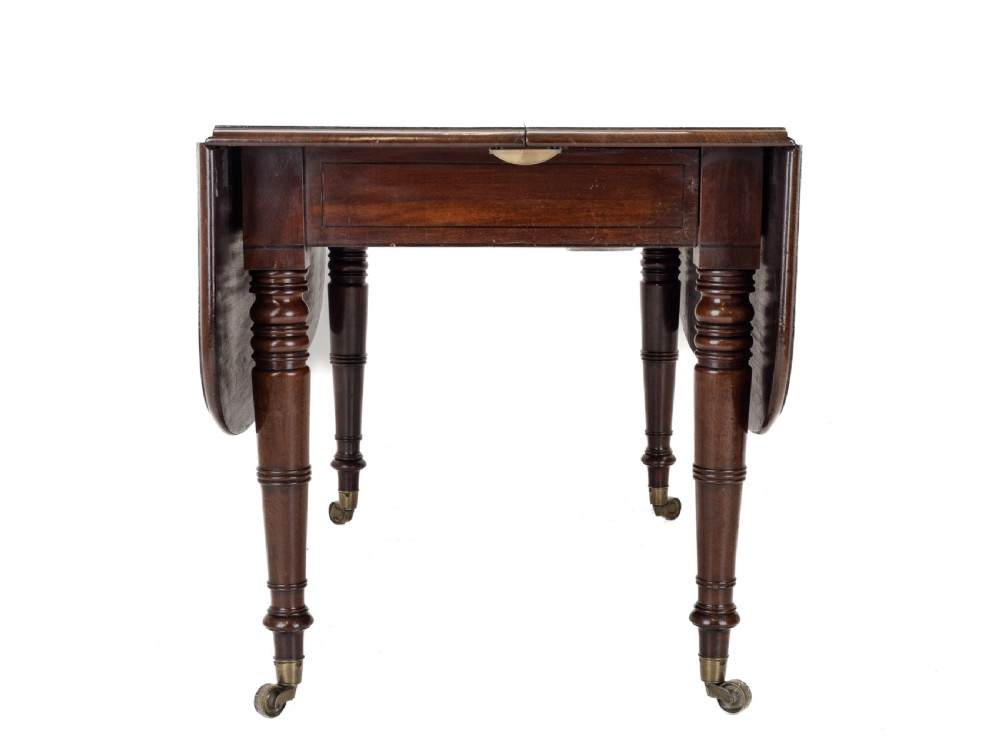Regency Metamorphic Mahogany & Ebony-Inlaid Extending Dining Table, c.1820 – Expands to 7ft 6in, Seats 8 View XVI