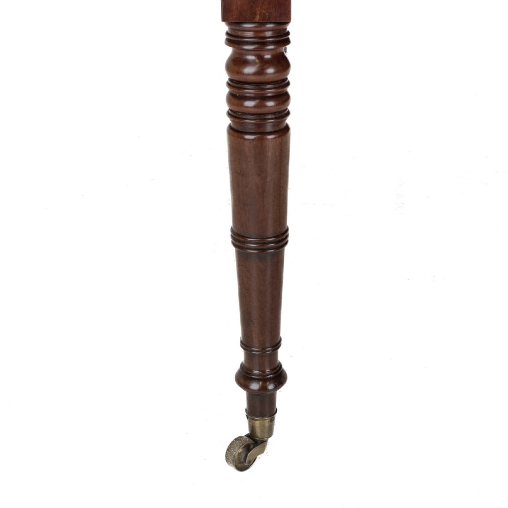 Regency Metamorphic Mahogany & Ebony-Inlaid Extending Dining Table, c.1820 – Expands to 7ft 6in, Seats 8 View XVII