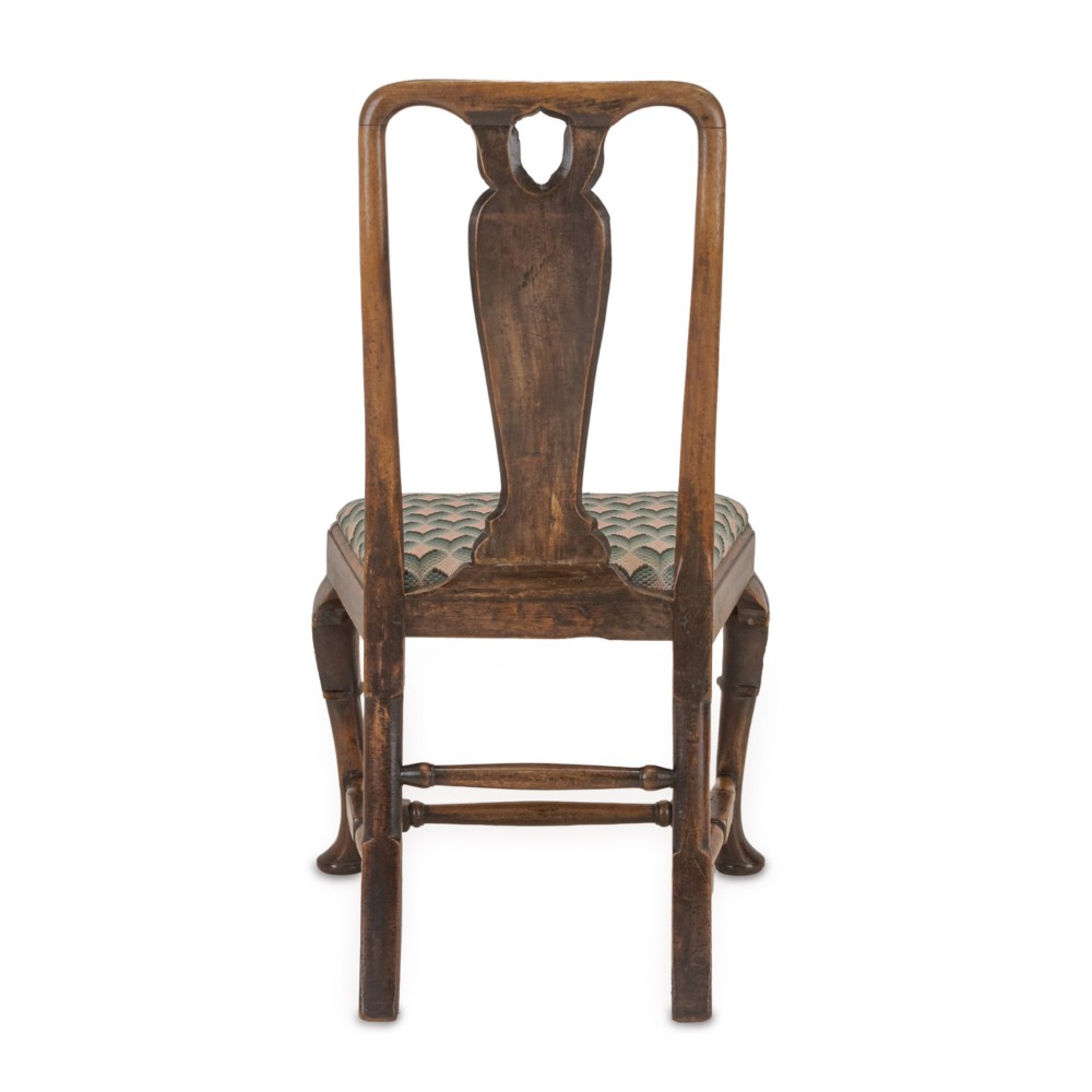 Early 18th Century George I Walnut Side Chair with Needlepoint Seat, c.1710–1730 View VII