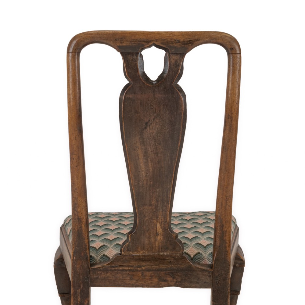Early 18th Century George I Walnut Side Chair with Needlepoint Seat, c.1710–1730 View XIV