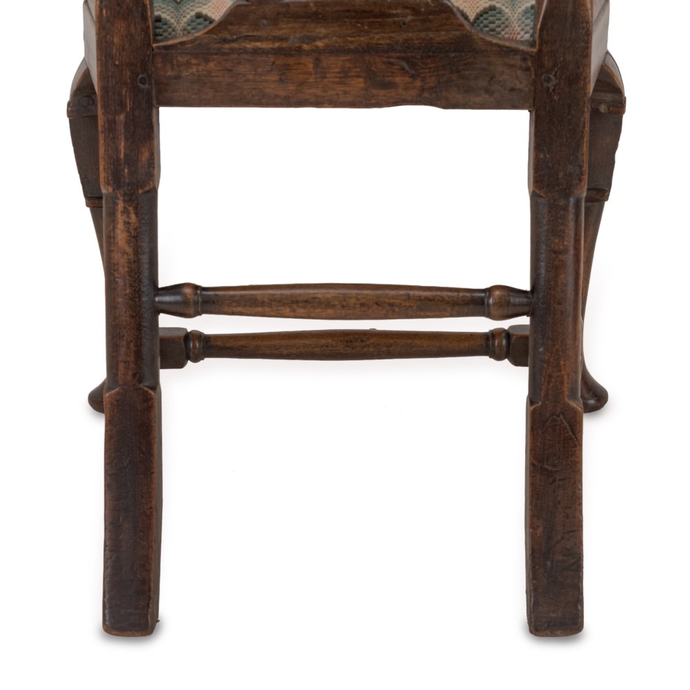 Early 18th Century George I Walnut Side Chair with Needlepoint Seat, c.1710–1730 View XV