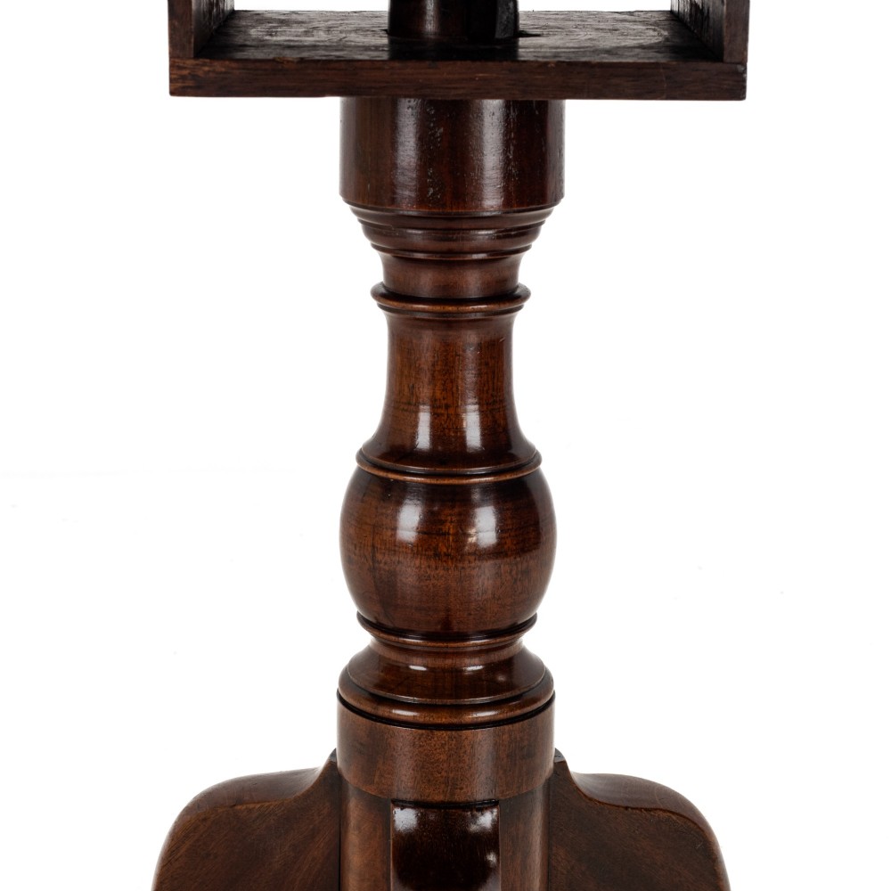 George II–III Period Mahogany Tripod Supper Table, c.1760, Birdcage Action (Mid-18th Century) View VIII