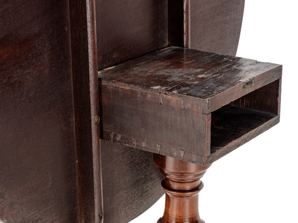 George II–III Period Mahogany Tripod Supper Table, c.1760, Birdcage Action (Mid-18th Century) View IX