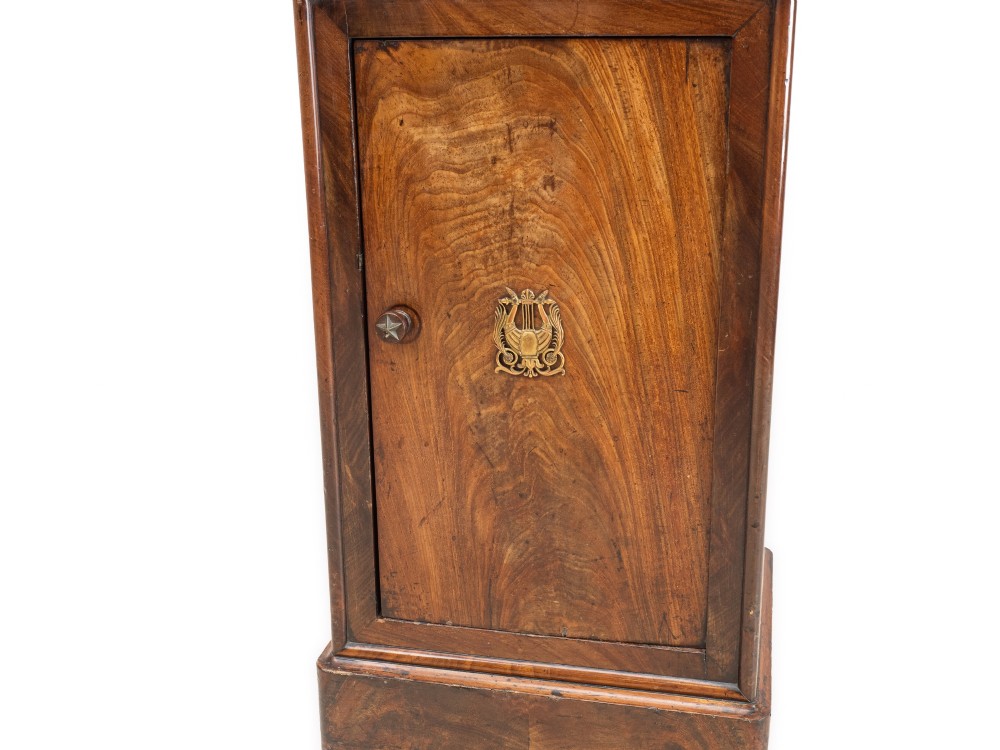 French Walnut Marble Top Bedside Cabinet (Chevet), Napoleon III Period, c.1860–1880 View VII