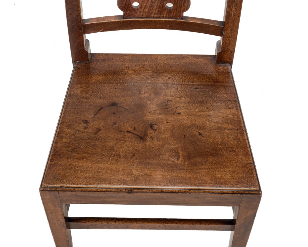Pair of Early 19th Century English Elm Country Chairs, Circa 1800–1820 (Georgian, George III) View VI